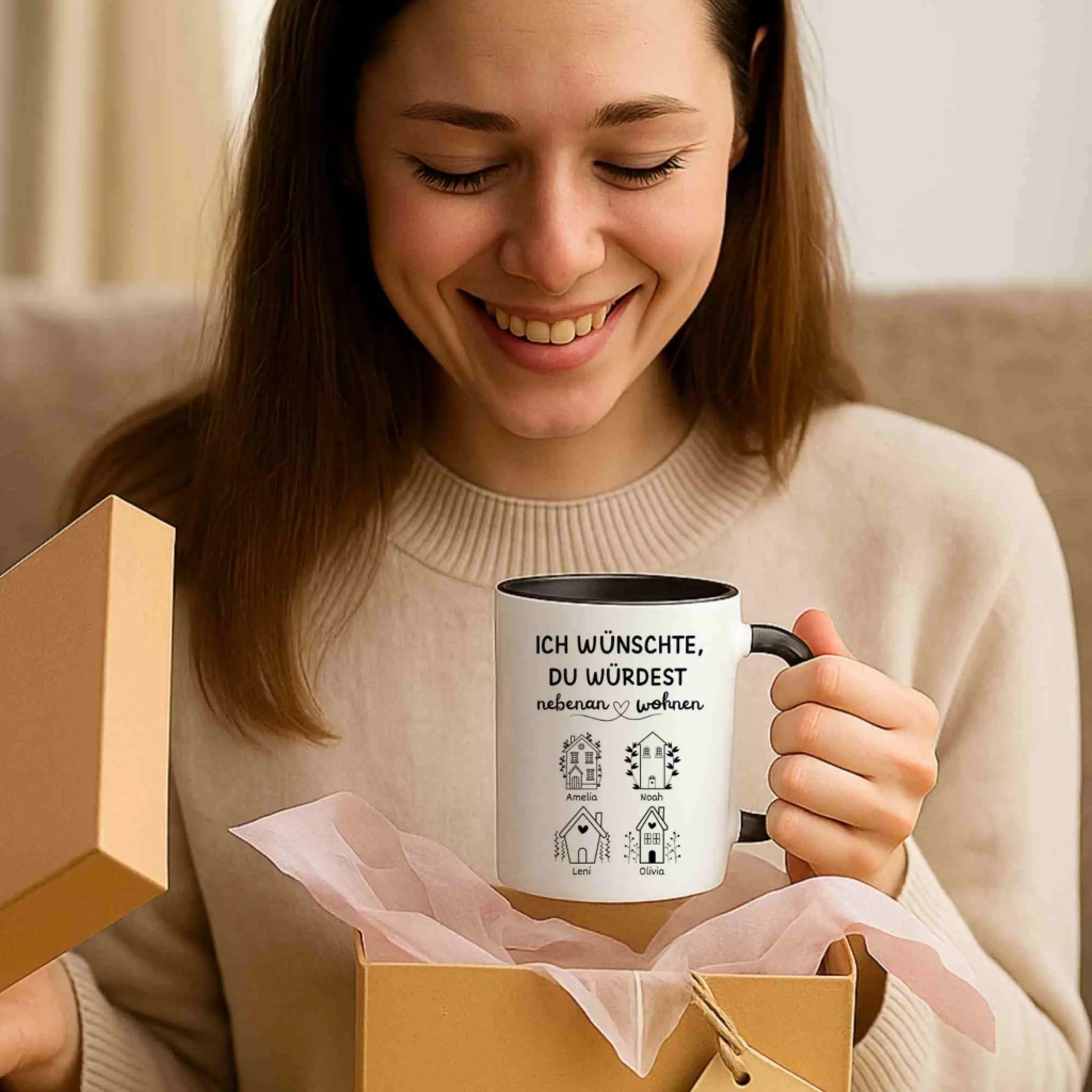 “Beste Freundin” - Personalisierte Kaffeetasse