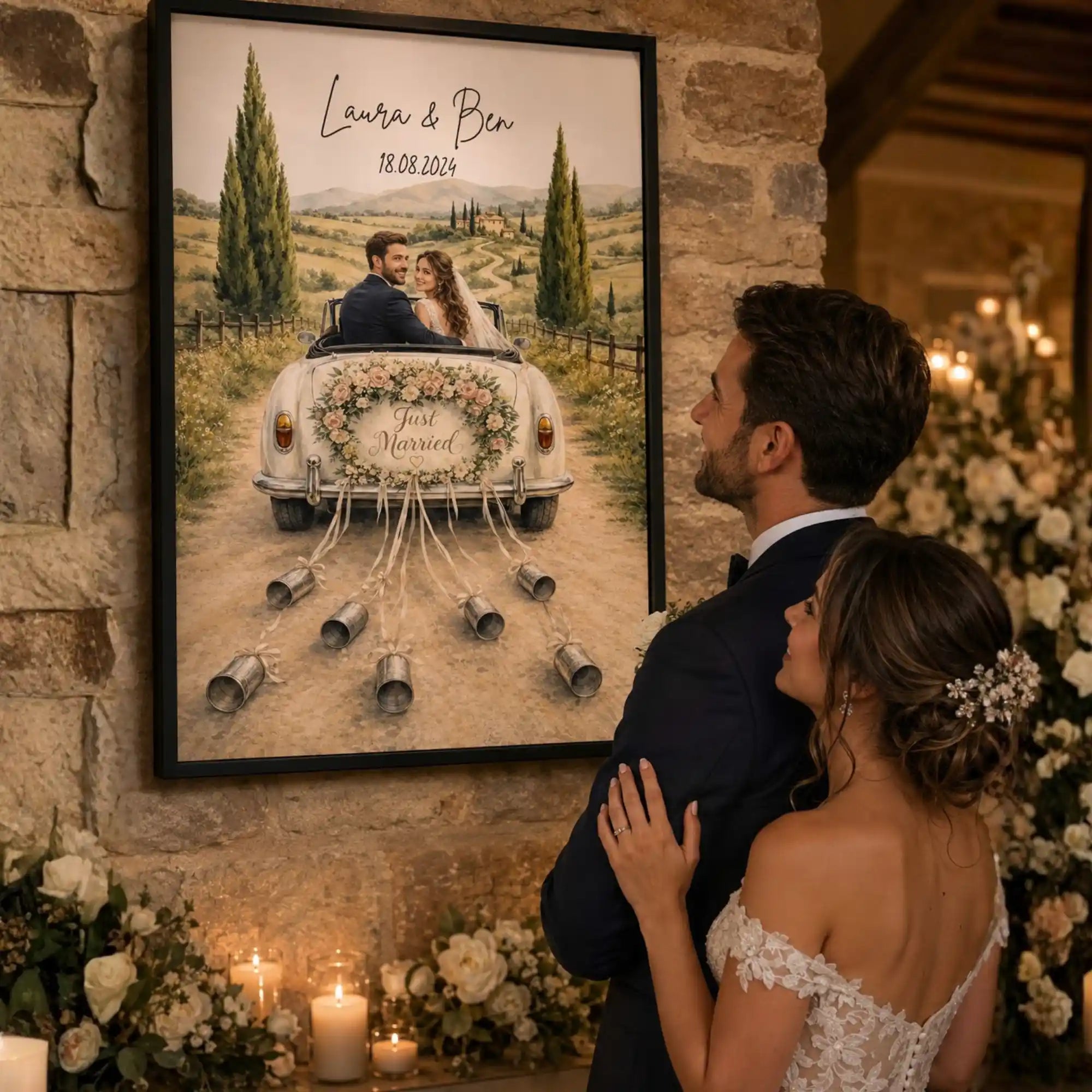 Personalisiertes Geldgeschenk zur Hochzeit mit Foto