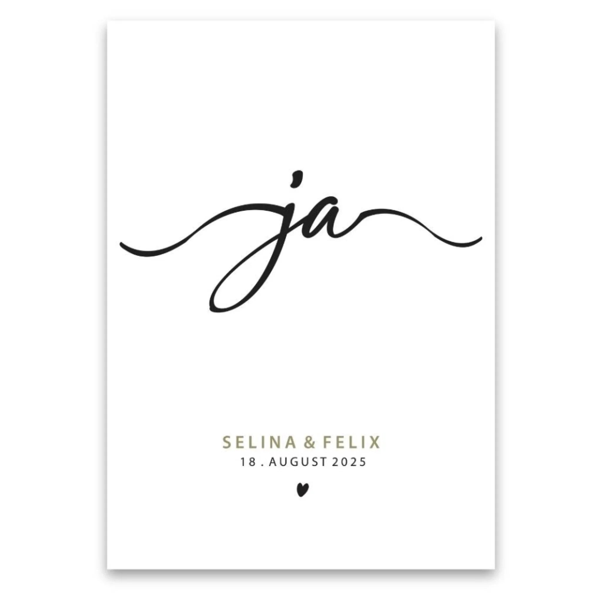 "Ja" - Poster