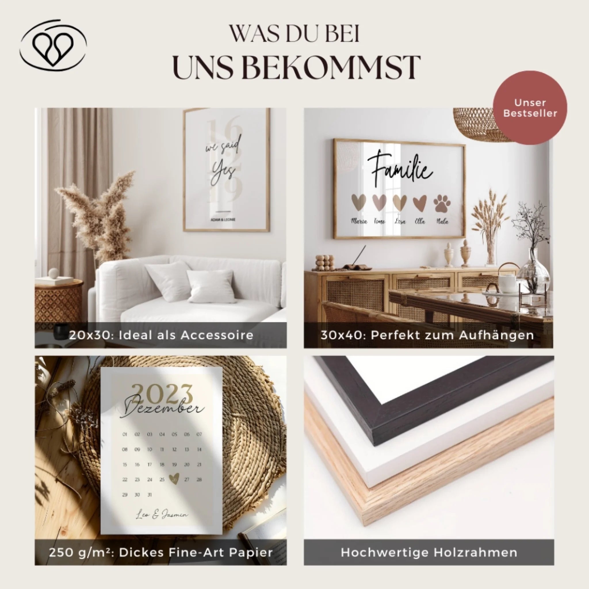 "We said yes" - Personalized Poster