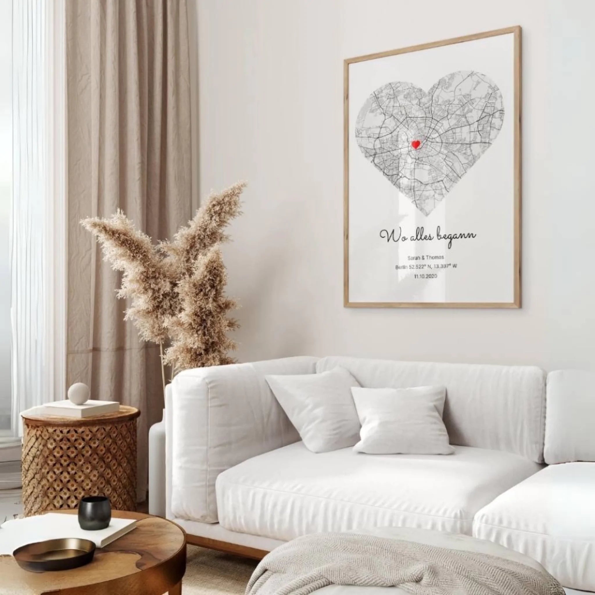 "Wo alles begann" - Personalisiertes Poster
