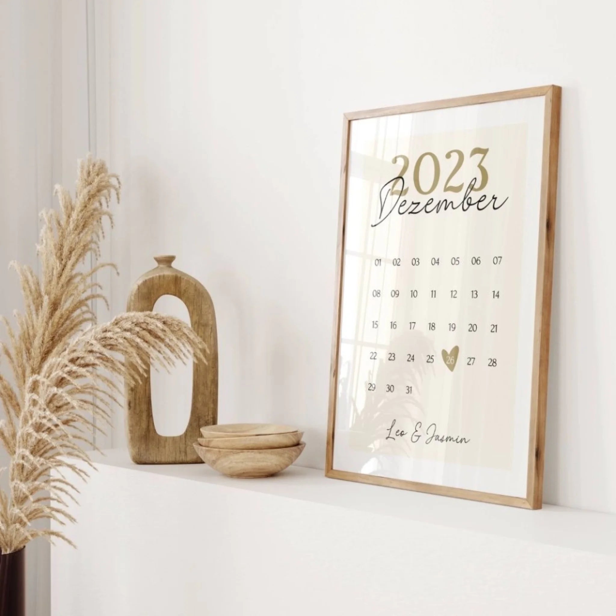 "Anniversary Calendar" - Personalized Poster