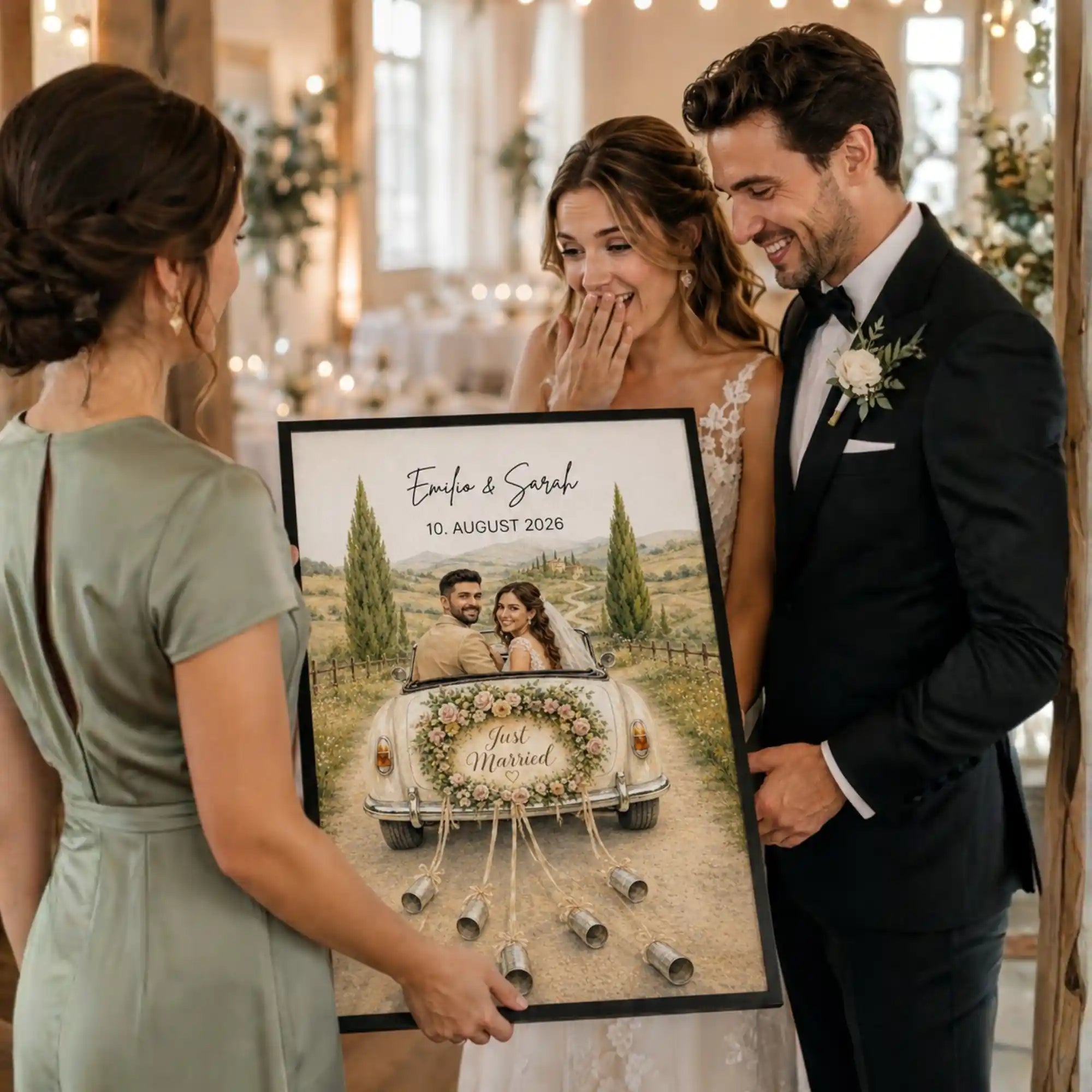 Personalisiertes Geldgeschenk zur Hochzeit mit Foto