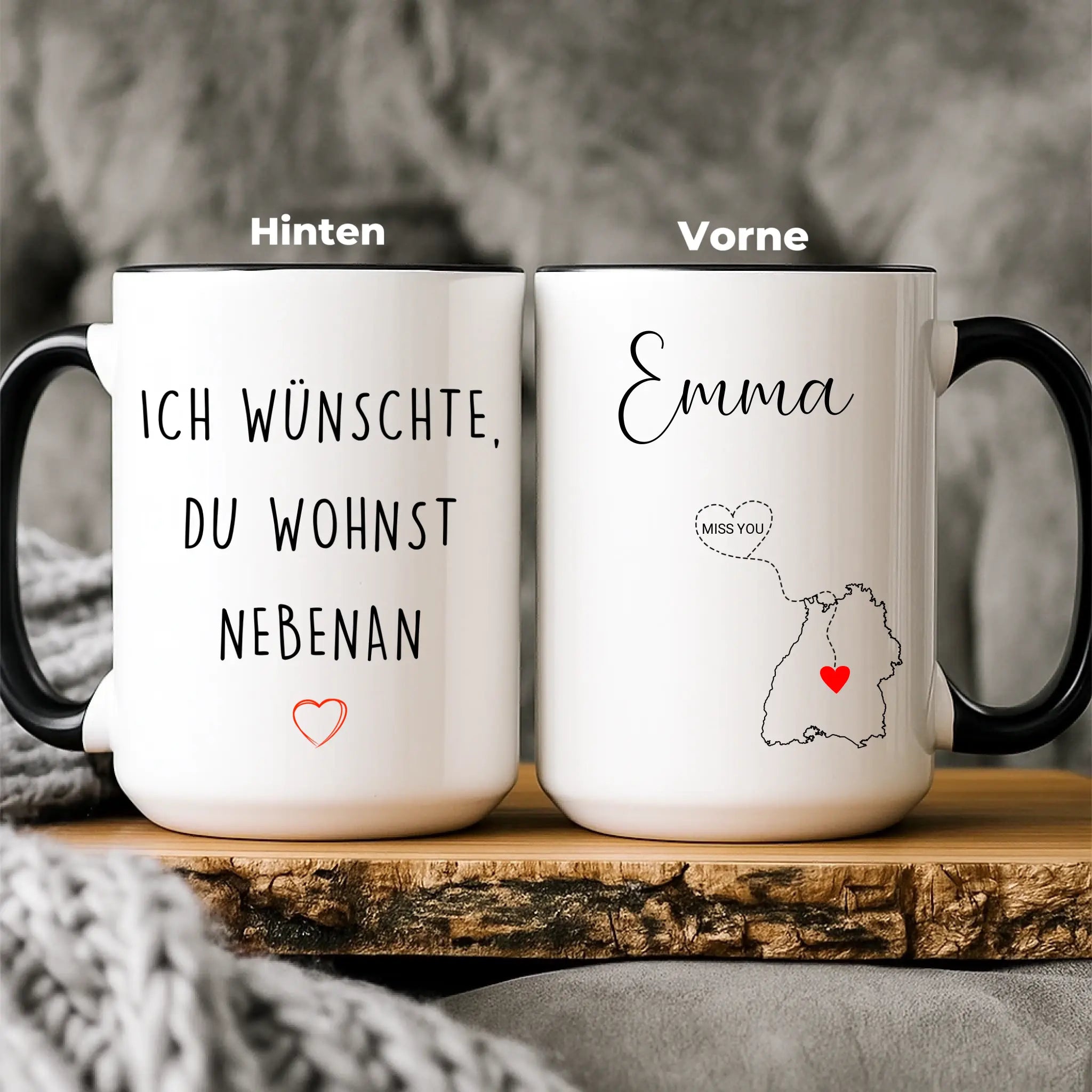 “Besties” - Personalisierte Tasse