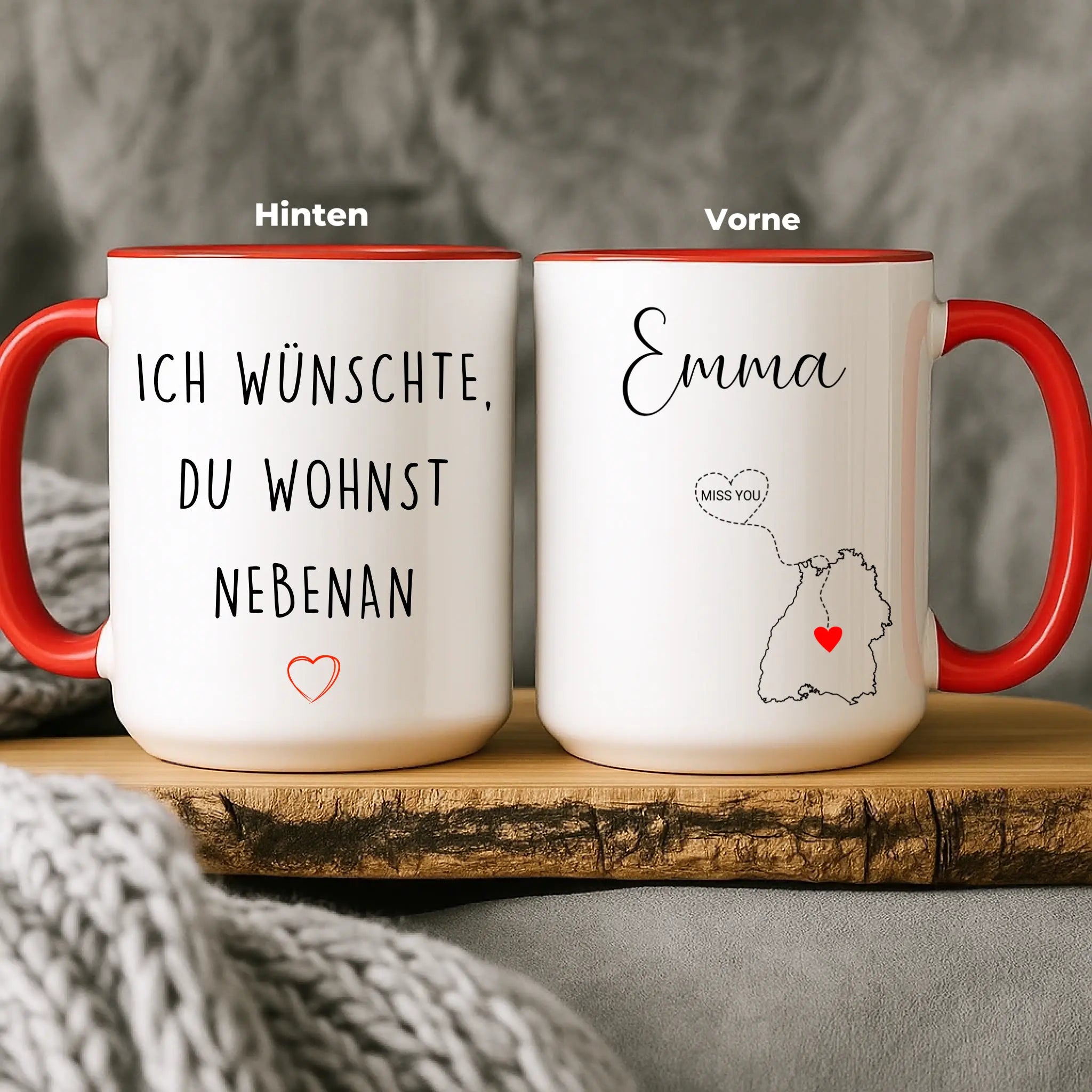 “Besties” - Personalisierte Tasse
