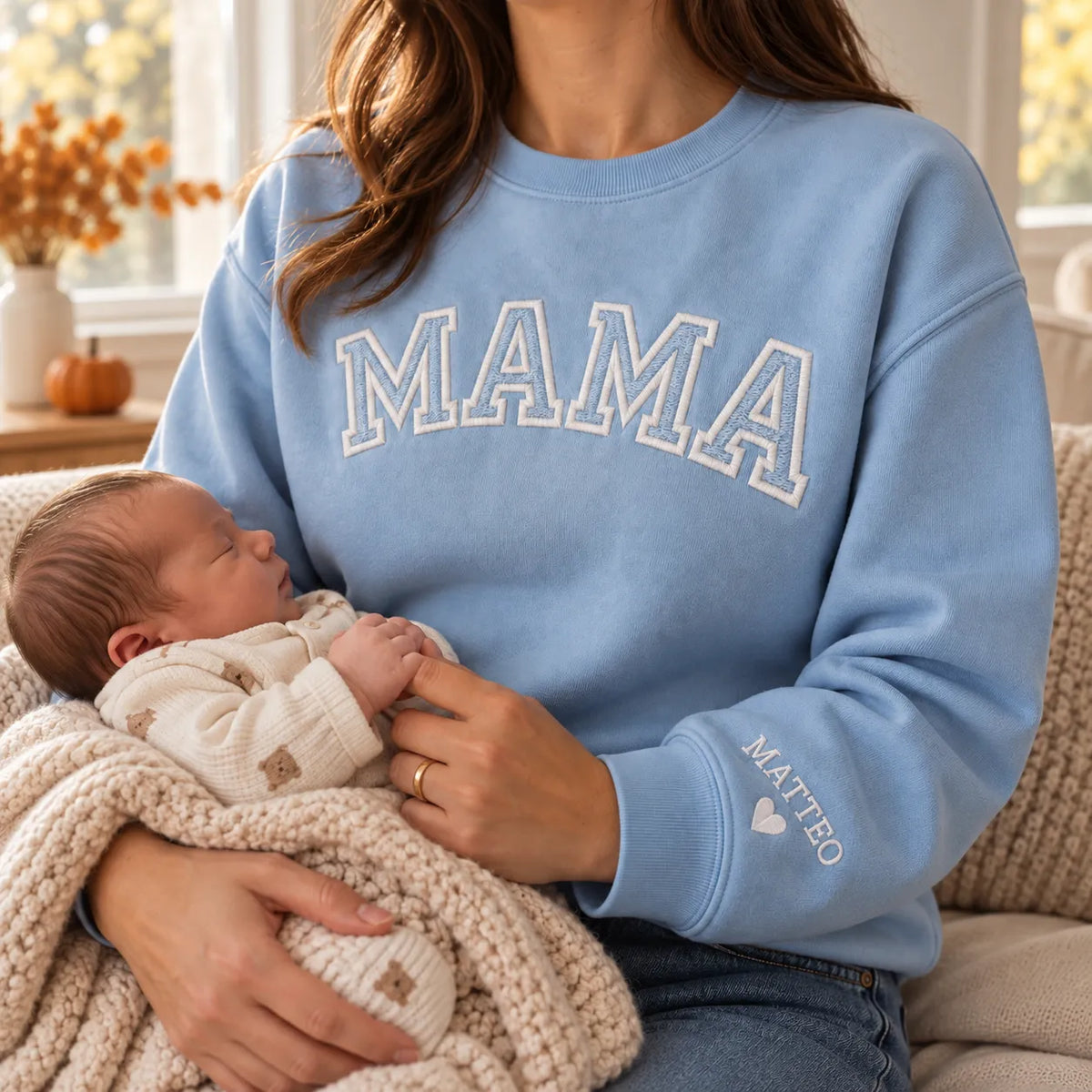 Personalized Mom Sweatshirt with Kids Names