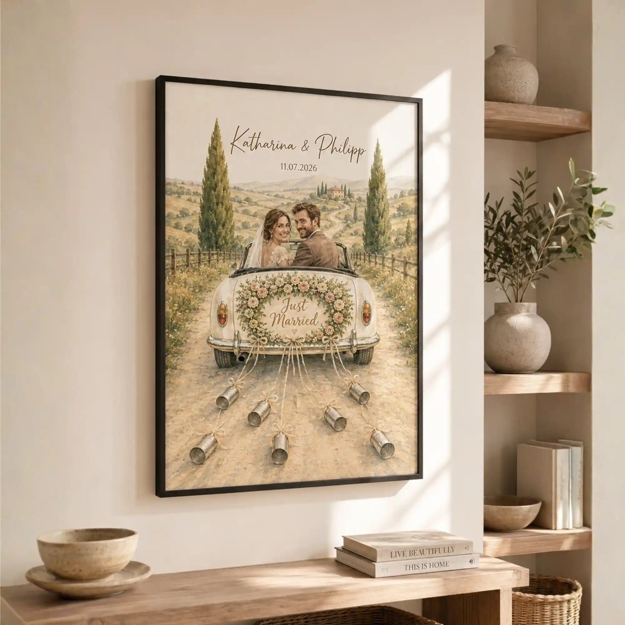 Personalisiertes Geldgeschenk zur Hochzeit mit Foto