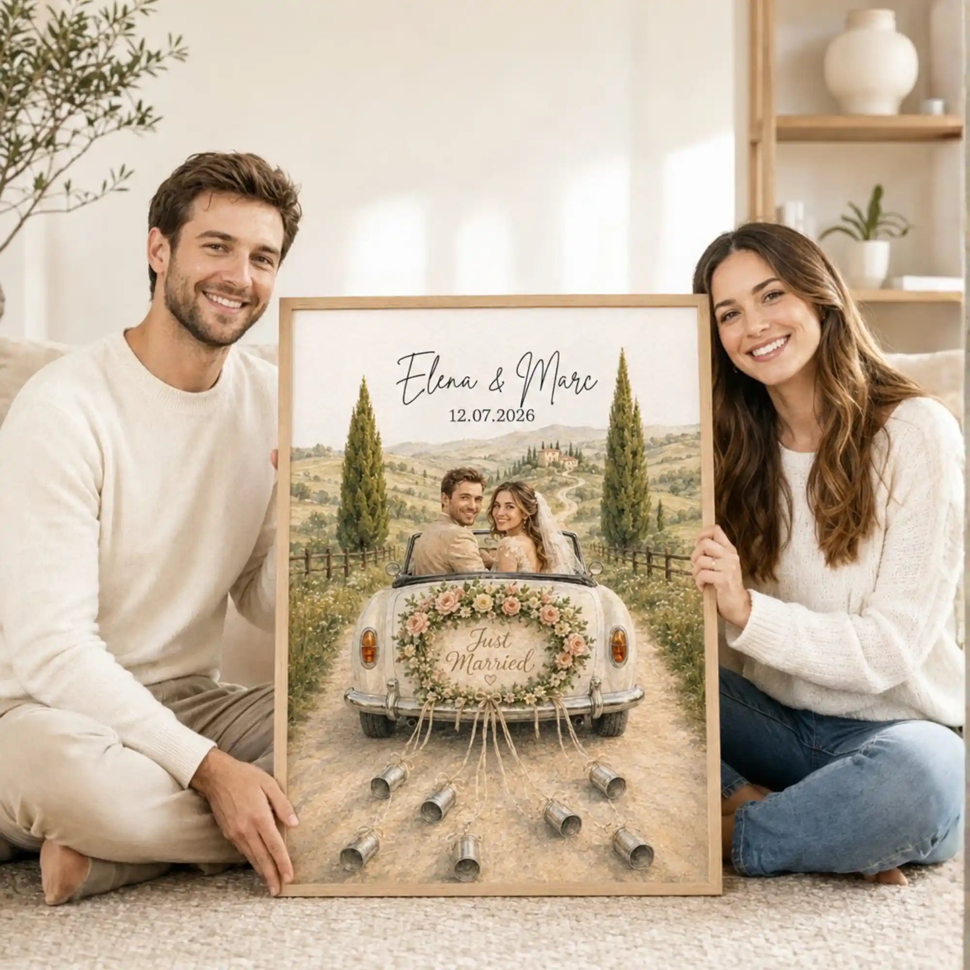 Personalisiertes Geldgeschenk zur Hochzeit mit Foto