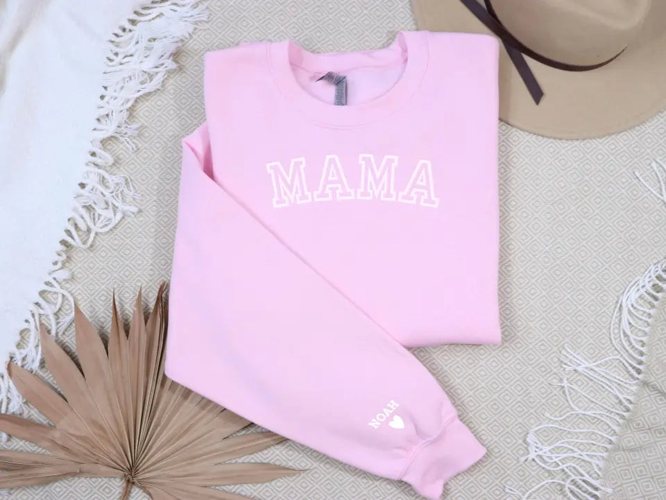 Personalisiertes Mama-Sweatshirt mit Kindernamen