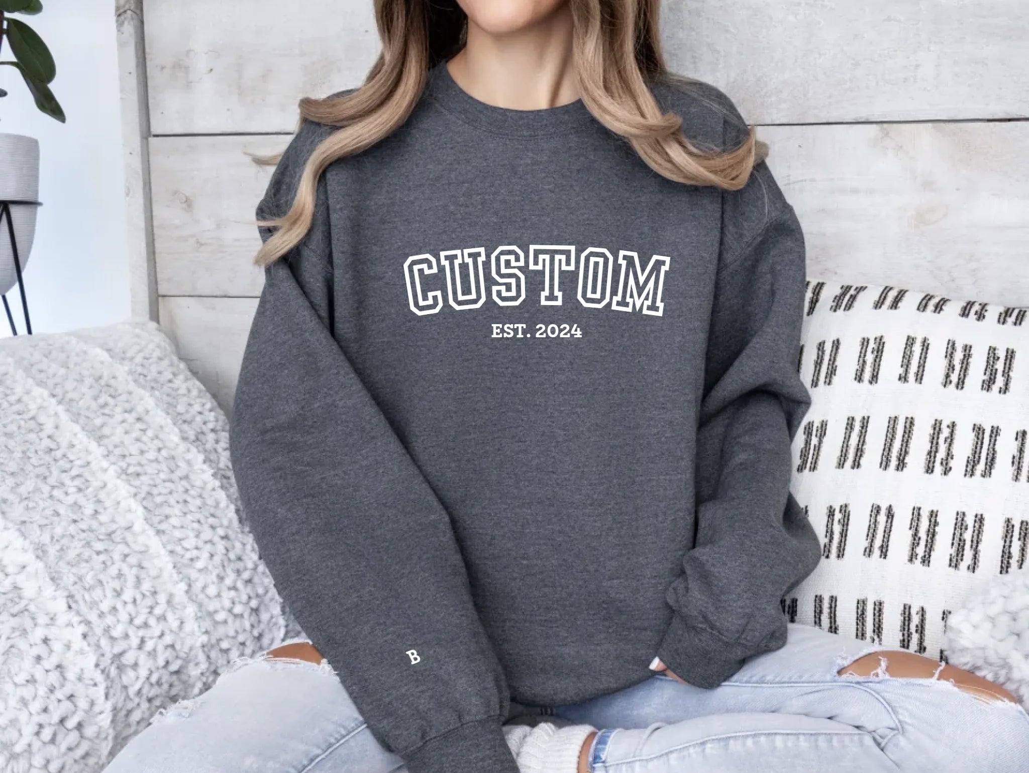 Personalisiertes Sweatshirt mit individuellen Namen