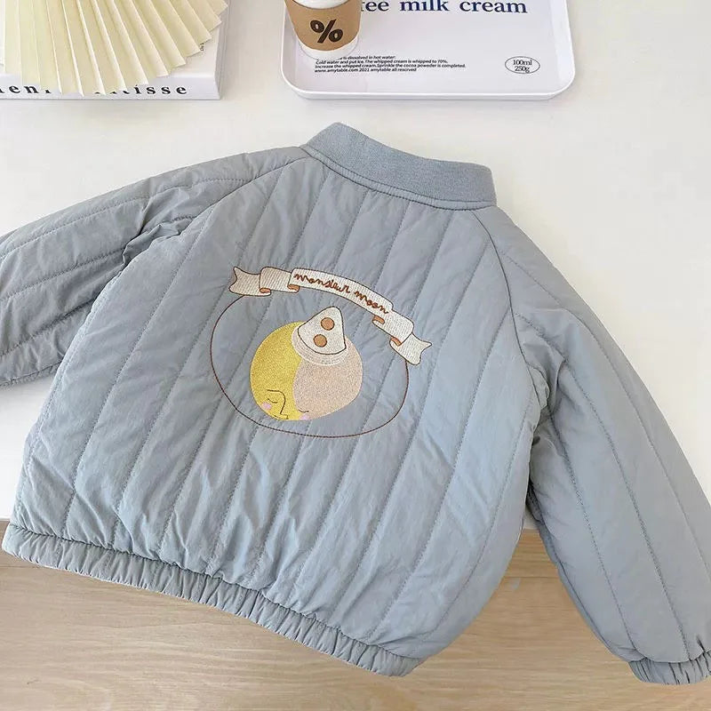 Kinder Herbst Jacke mit Aufdruck